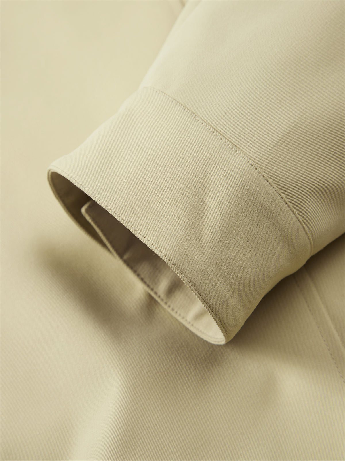 Men's Khaki Harrington Jacket with Plaid Lining