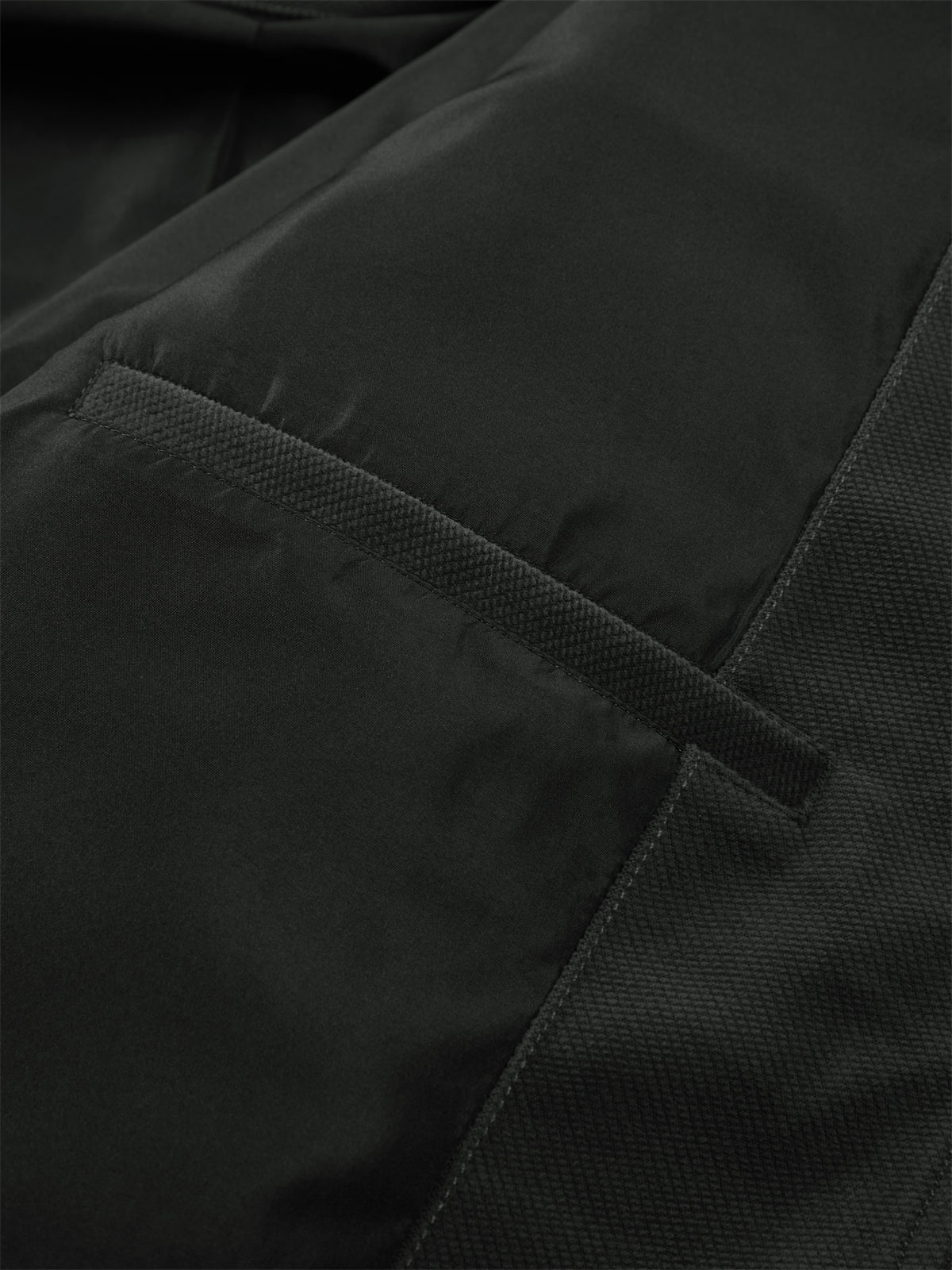 Men's Faux Suede Patch-Pocket Commuter Jacket