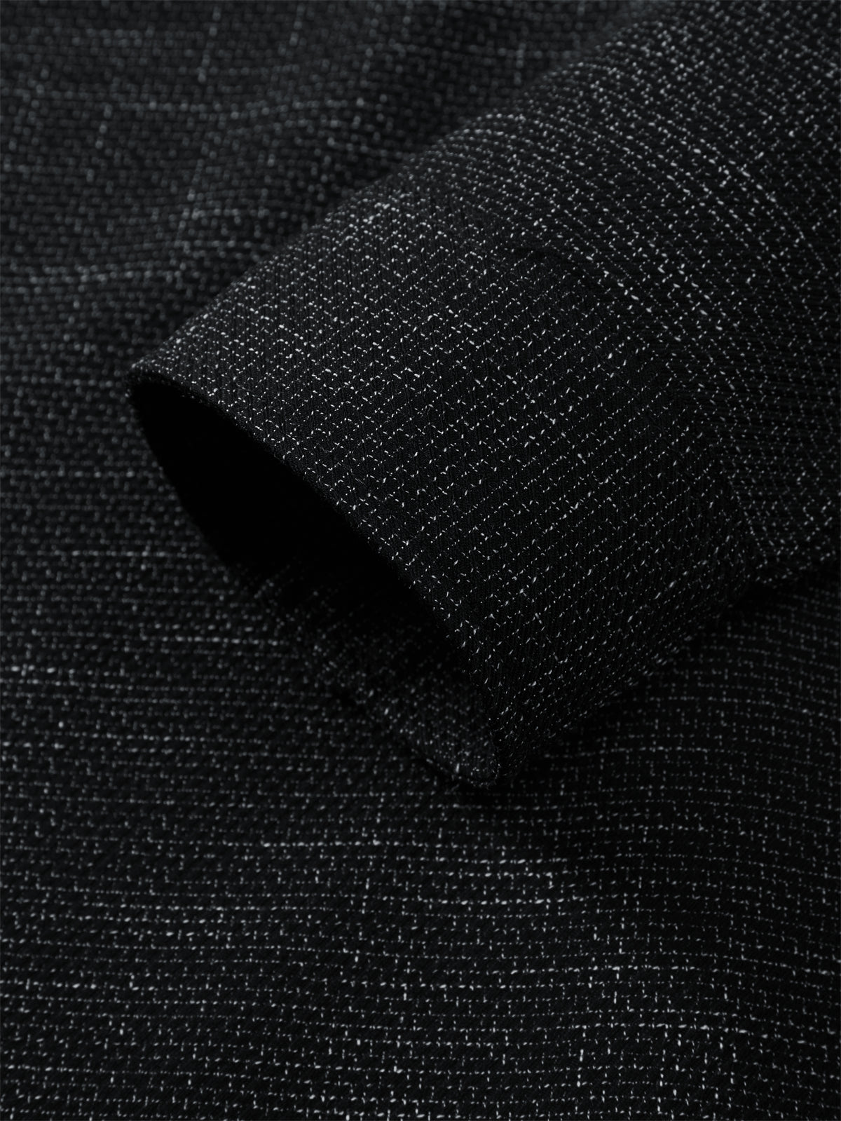 Men's Tweed-Inspired Brushed Yarn-Dyed Shirt