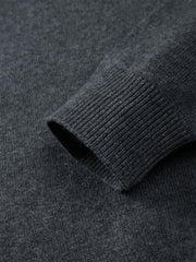 Men's Wool-Blend Jacquard Sweater