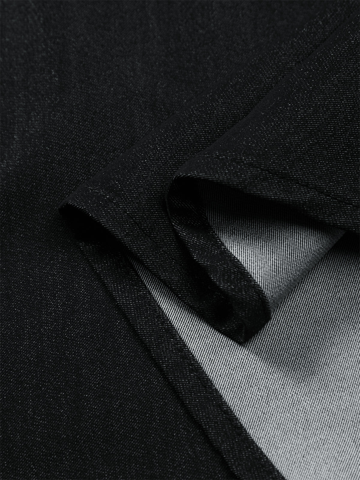 Men's Relaxed-Fit Mercerized Denim Shirt