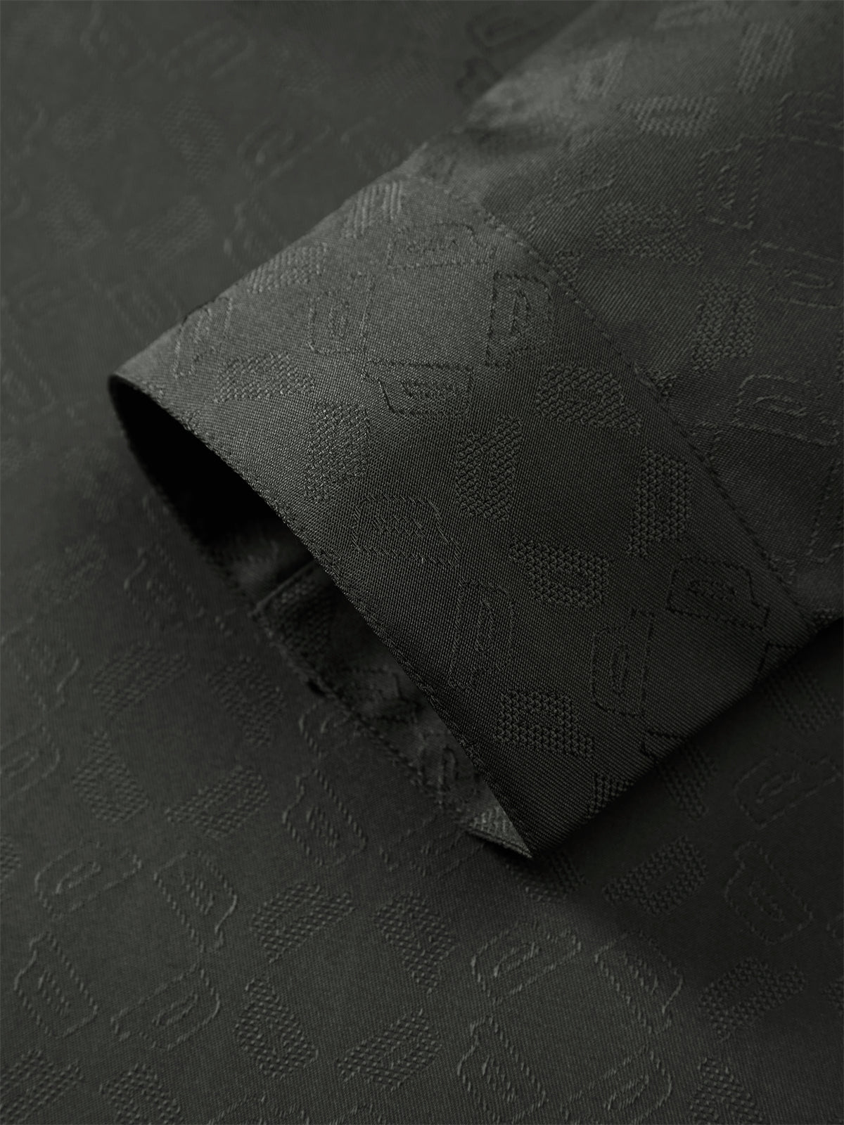 Men's Subtle Patterned Textured Jacquard Shirt