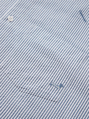 Men's Seersucker Striped Shirt