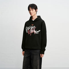 Men's Relaxed Graphic Hooded Sweatshirt