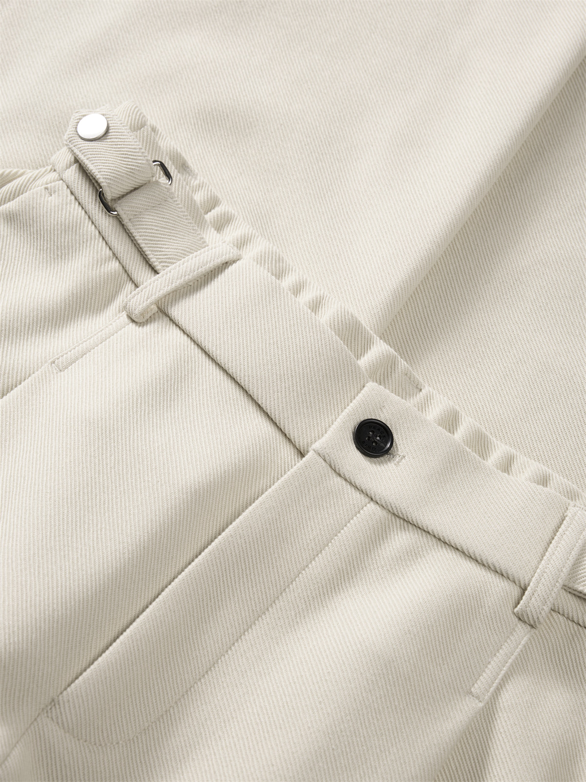 Men's Beige Textured Wide-Leg Sweatpants