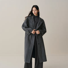 Women's Yak-Wool Blend Long Coat