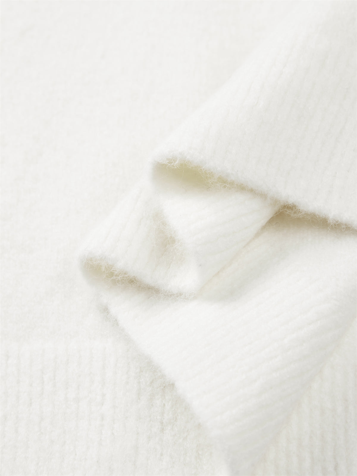 Men's Beige Textured Jacquard Sweater