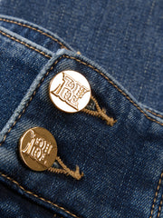 Women's Bleached High Waist Skinny Jeans