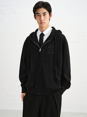 Men's Relaxed Fit Embroidered Hoodie