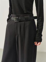 Women's High-Waist Straight-Leg Suit Trousers