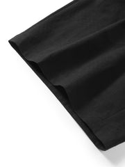 Men's Solid Straight-Leg Shorts