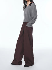 Women's Sateen Wide-Leg Utility Jeans