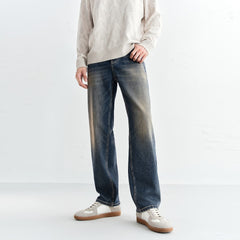 Men's Ombre Washed Straight Jeans
