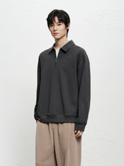 Men's Heavyweight Embroidered Cotton Sweatshirt