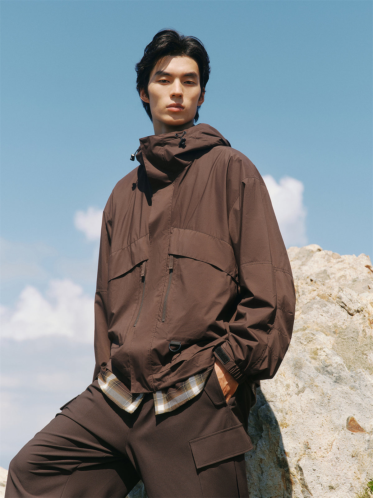Men's Outdoor Oversized Hooded Jacket