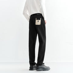 Men's Wool-Blend Slim Jeans