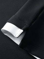Men's Contrast Textured Polo Shirt