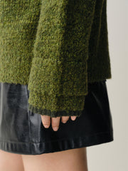 Women's Oversized Textured Knit Sweater