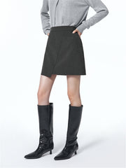 Women's Asymmetrical Paneled A-Line Skirt