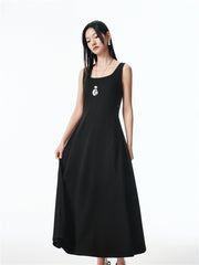 Women's Solid Maxi Cami Dress