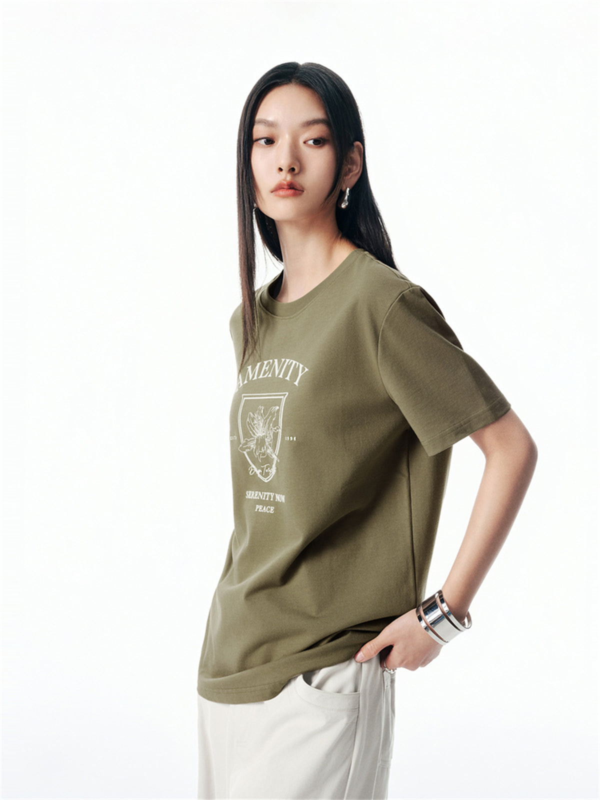 Women's Floral Cotton T-Shirt