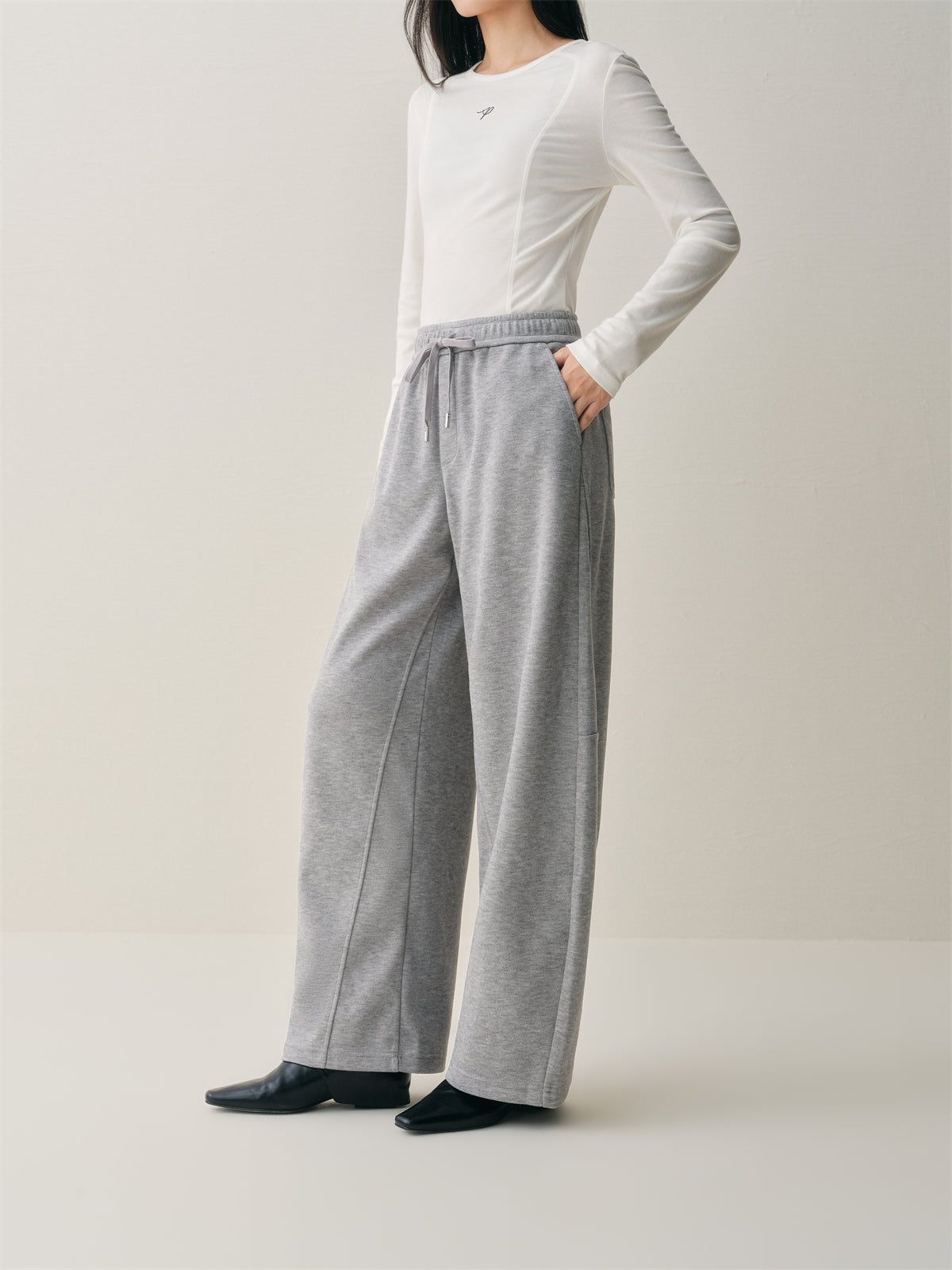 Women's Drawstring Waist Oversized Barrel Pants
