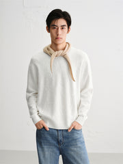 Men's Allover Jacquard Textured Knit Sweater