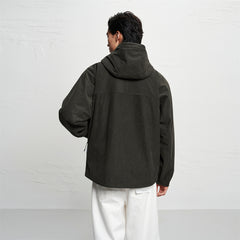 Men's Corduroy Jacket with 3D Pockets