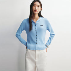 Women's Hooded Slim-Fit Knit Cardigan