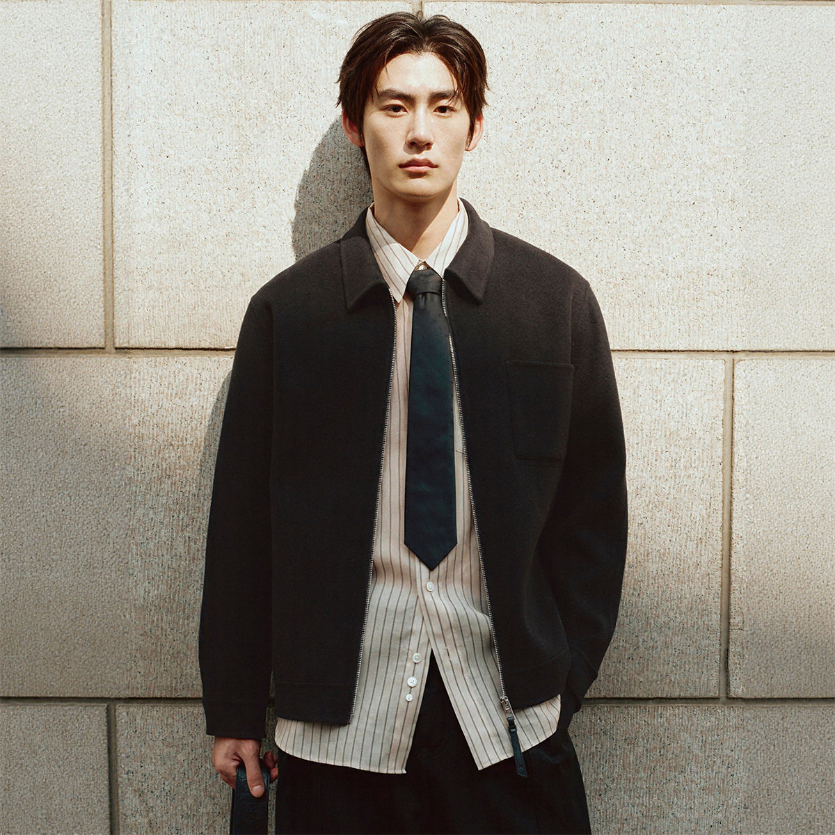 Men's Lightweight Double-Face Wool Jacket