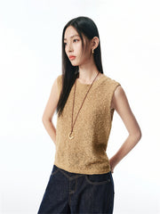 Women's Textured Knit Vest