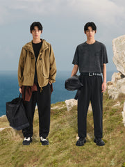 Men's Basic Textured Waffle Pants