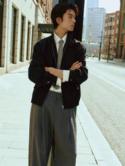 Men's Textured Jacquard Commuter Jacket