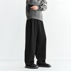 Men's Thermal Wide-Leg Commuter Pants