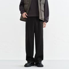 Men's Drawstring-Waist Straight Casual Pants