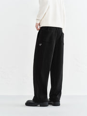 Men's Textured Jacquard Straight-Leg Sweatpants