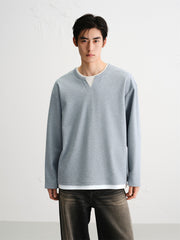 Men's Heavyweight Colorblock Layered-Look T-Shirt
