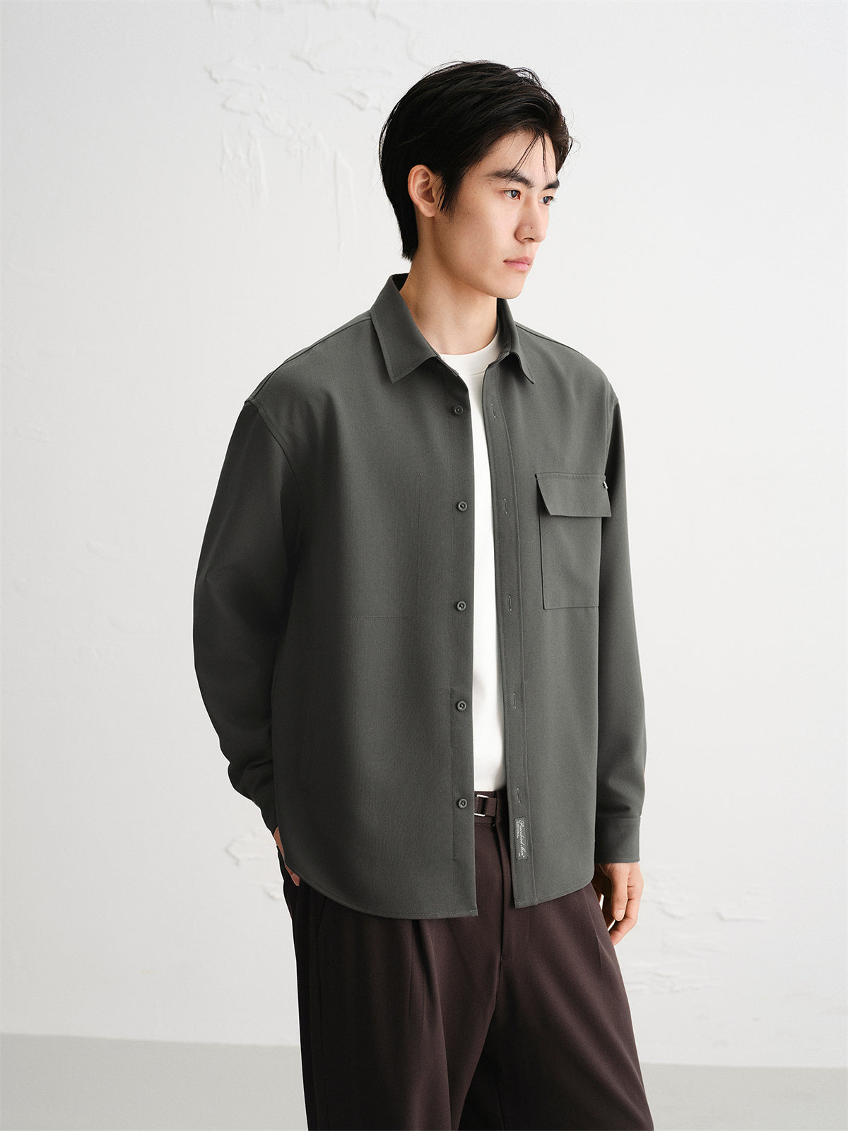Men's Solid Utility Shirt