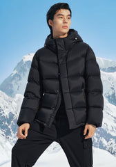 Men's Infrared Thermal Hooded Goose Down Jacket