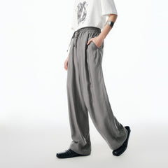 Women's Drawstring-Waist Straight-Leg Pants