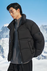 Men's Oversized Stand-Collar Goose Down Jacket