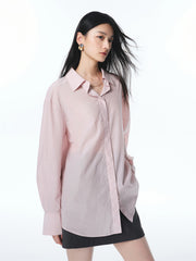 Women's Cupro-Cotton Slim Long-Sleeve Shirt