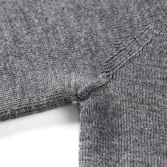 Women's Dark Gray Turtleneck Wool Pullover