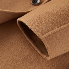 Women's Straight Double-faced Wool Coat