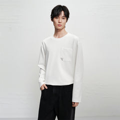 Men's Basic Cotton Long-Sleeve T-Shirt