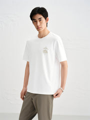 Men's Embroidered Crewneck T-Shirt
