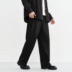 Men's Relaxed Fleece-Lined Straight Casual Pants