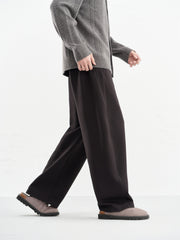 Men's Relaxed Curved-Leg Sweatpants