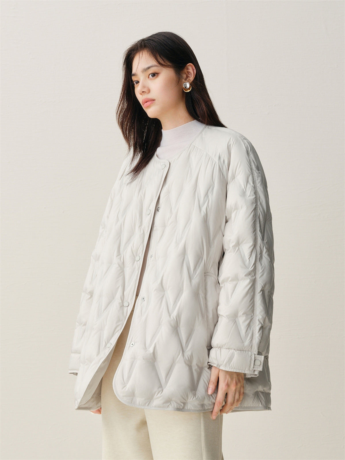 Women's Lightweight Crewneck Down Jacket