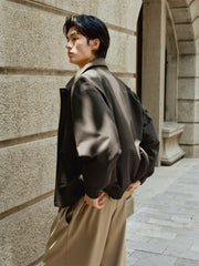 Men's Barn-Inspired Cropped Boxy Jacket